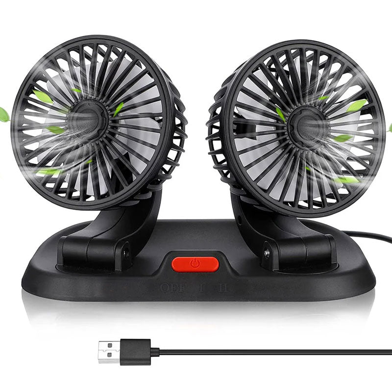 מאוורר כפול בחיבור USB