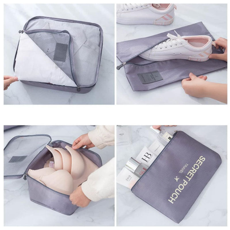 6 תיקי אחסון לסידור מזוודה