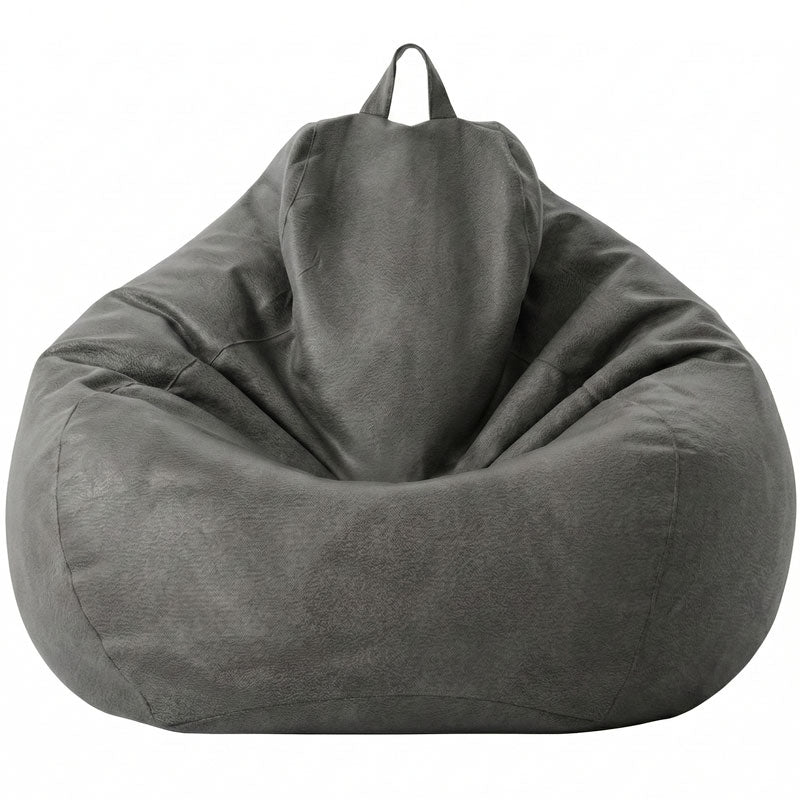 פוף אגס דמוי עור גדול - אפור