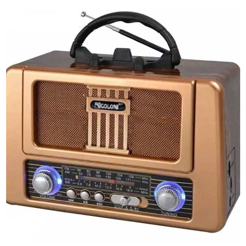 רדיו רטרו RX-BT8181T בלוטוס נטען