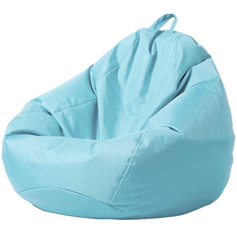 פוף מוגן מים גדול - תכלת