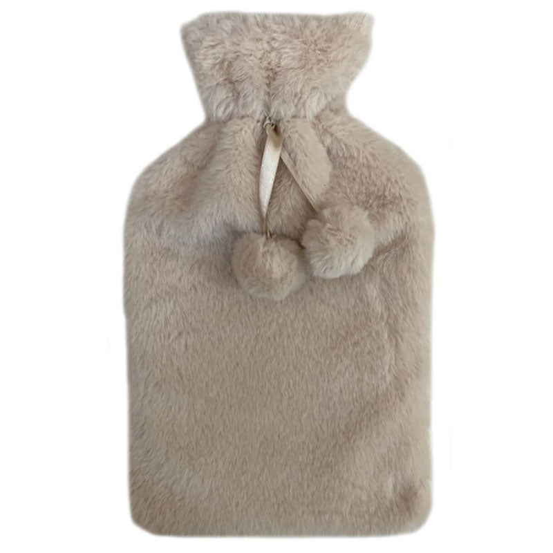 בקבוק מים חמים עם פרווה