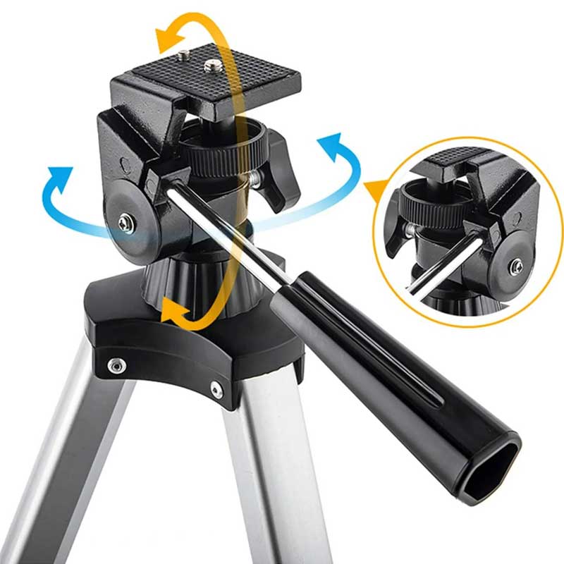 טלסקופ כוכבים 70/400 עם חצובה, תיק נשיאה ומחבר אוניברסלי לסמארטפון