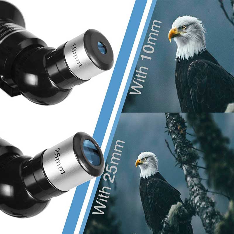 טלסקופ כוכבים 70/400 עם חצובה, תיק נשיאה ומחבר אוניברסלי לסמארטפון