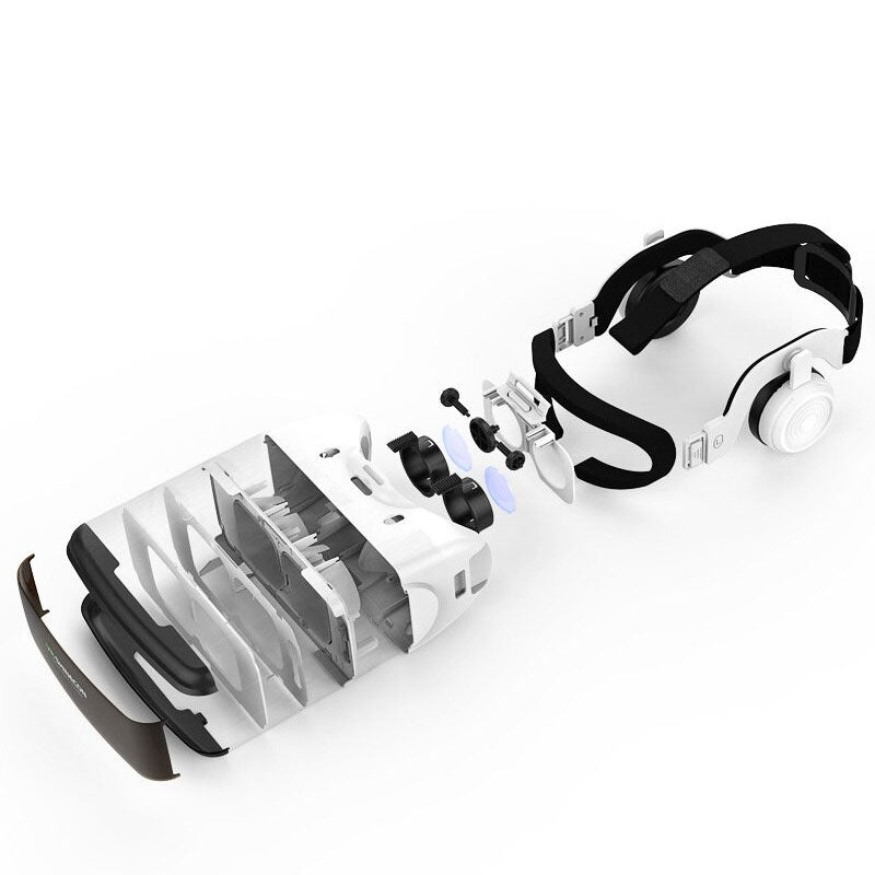 משקפי VR מקצועיות עם שלט ואוזניות