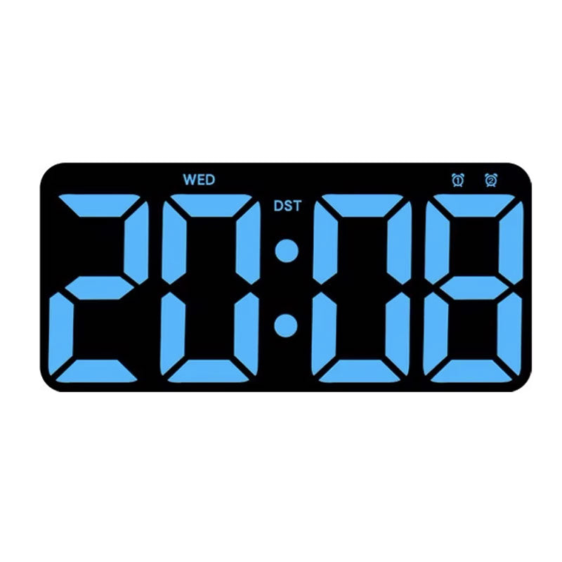 שעון קיר ענק 34 ס"מ עם טיימר ושלט