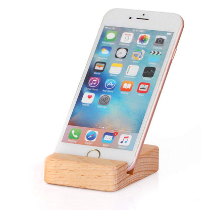 מעמד עץ לסמארטפון