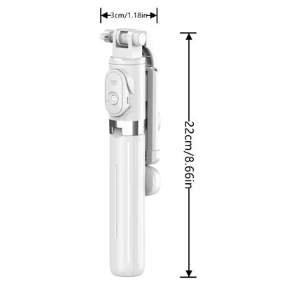 מוט סלפי עם חצובה ותאורה