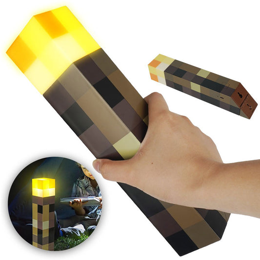 לפיד תאורה בעיצוב מיינקראפט