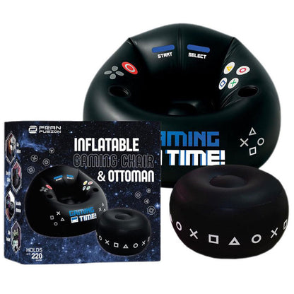 כיסא גיימינג והדום מתנפח לילדים