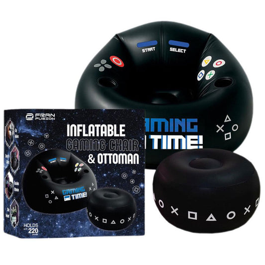 כיסא גיימינג והדום מתנפח לילדים