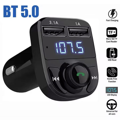 משדר בלוטוס לרכב עם מפצל USB