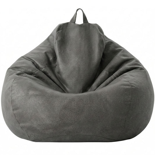 פוף אגס דמוי עור גדול - אפור