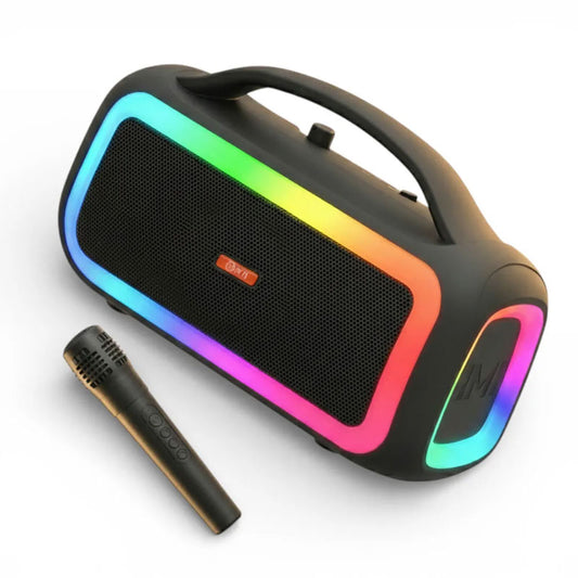 רמקול קריוקי ענק עם תאורה ומיקרופון MS-3644BT-W