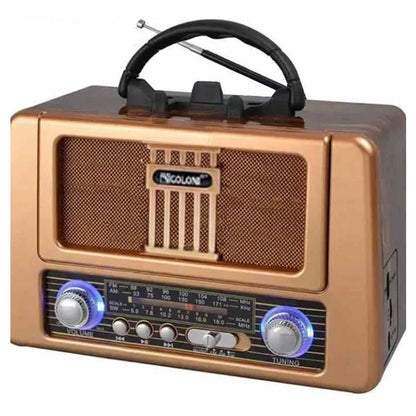 רדיו רטרו RX-BT8181T בלוטוס נטען