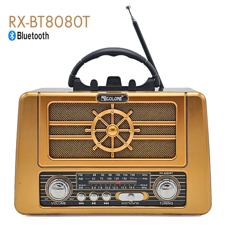רדיו רטרו RX-BT8080T בלוטוס נטען