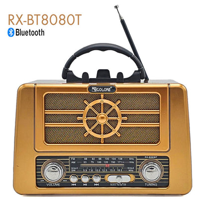 רדיו רטרו RX-BT8080T בלוטוס נטען