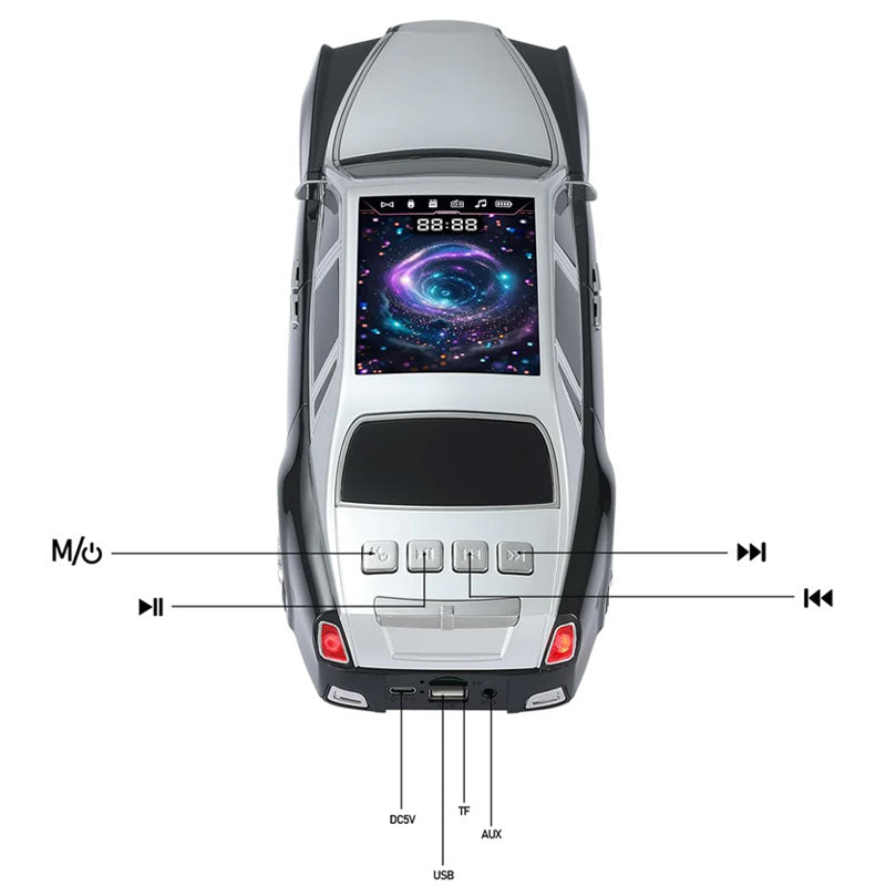 מכונית רמקול בעיצוב רטרו WS-610