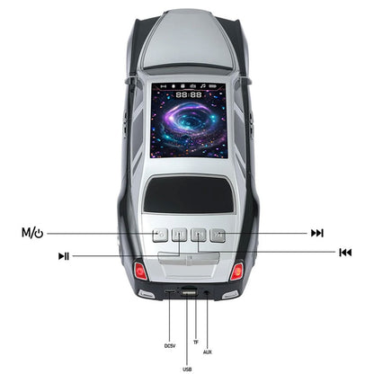 מכונית רמקול בעיצוב רטרו WS-610