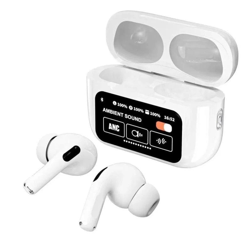 אוזניות בלוטוס TWS עם מסך צבעוני