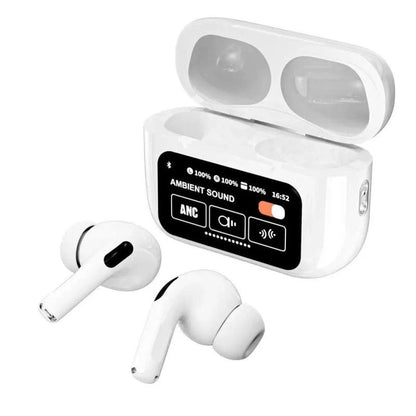 אוזניות בלוטוס TWS עם מסך צבעוני