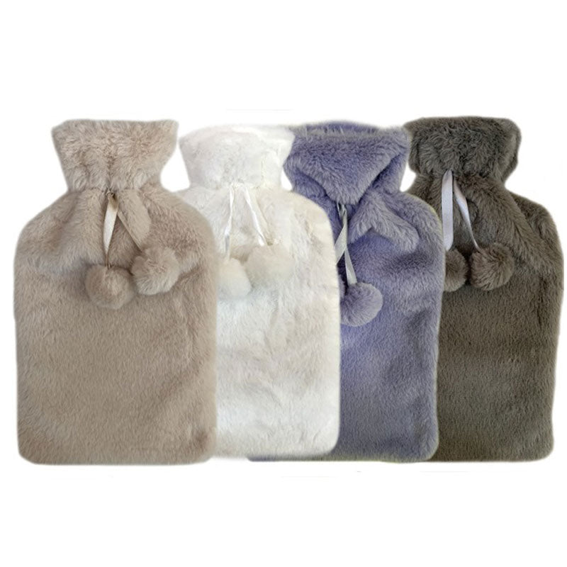 בקבוק מים חמים עם פרווה