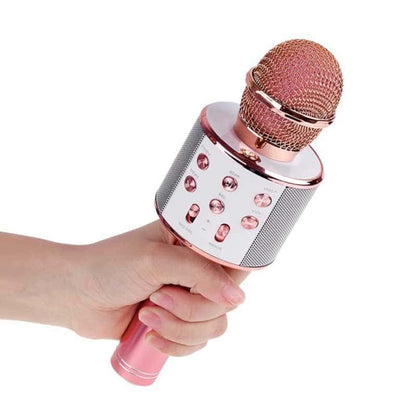 מיקרופון קריוקי עם רמקול מובנה