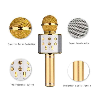 מיקרופון קריוקי עם רמקול מובנה