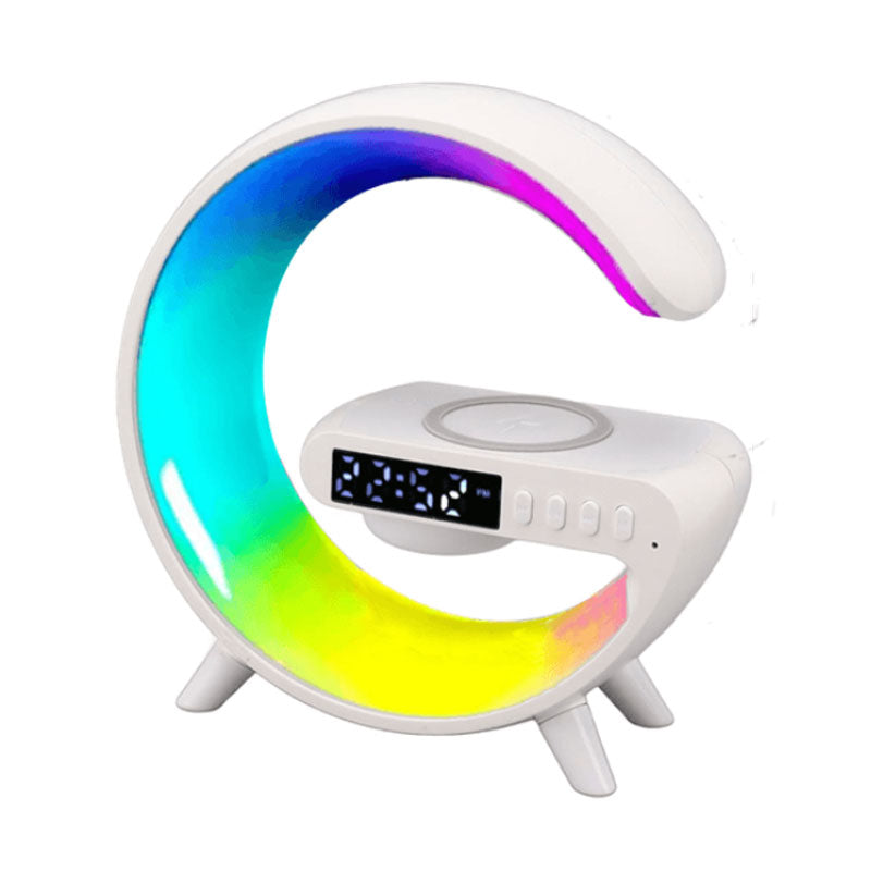 מיני רמקול G63 עם תאורה ומשטח טעינה