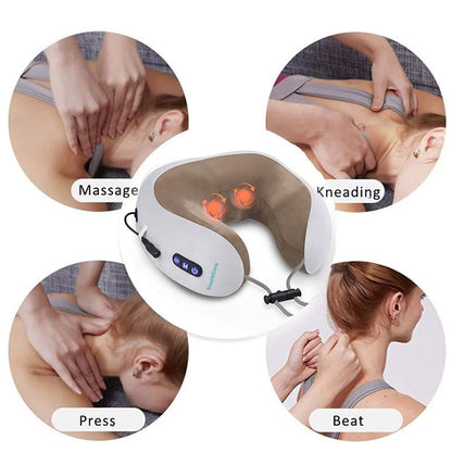 כרית עיסוי שיאצו לצוואר TouchCare TC-606