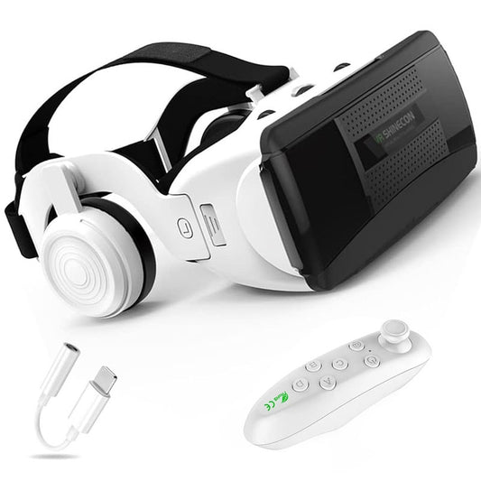 משקפי VR מקצועיות עם שלט ואוזניות