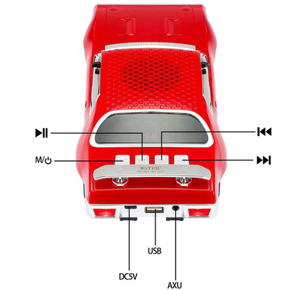 מכונית רמקול בעיצוב רטרו WS-620